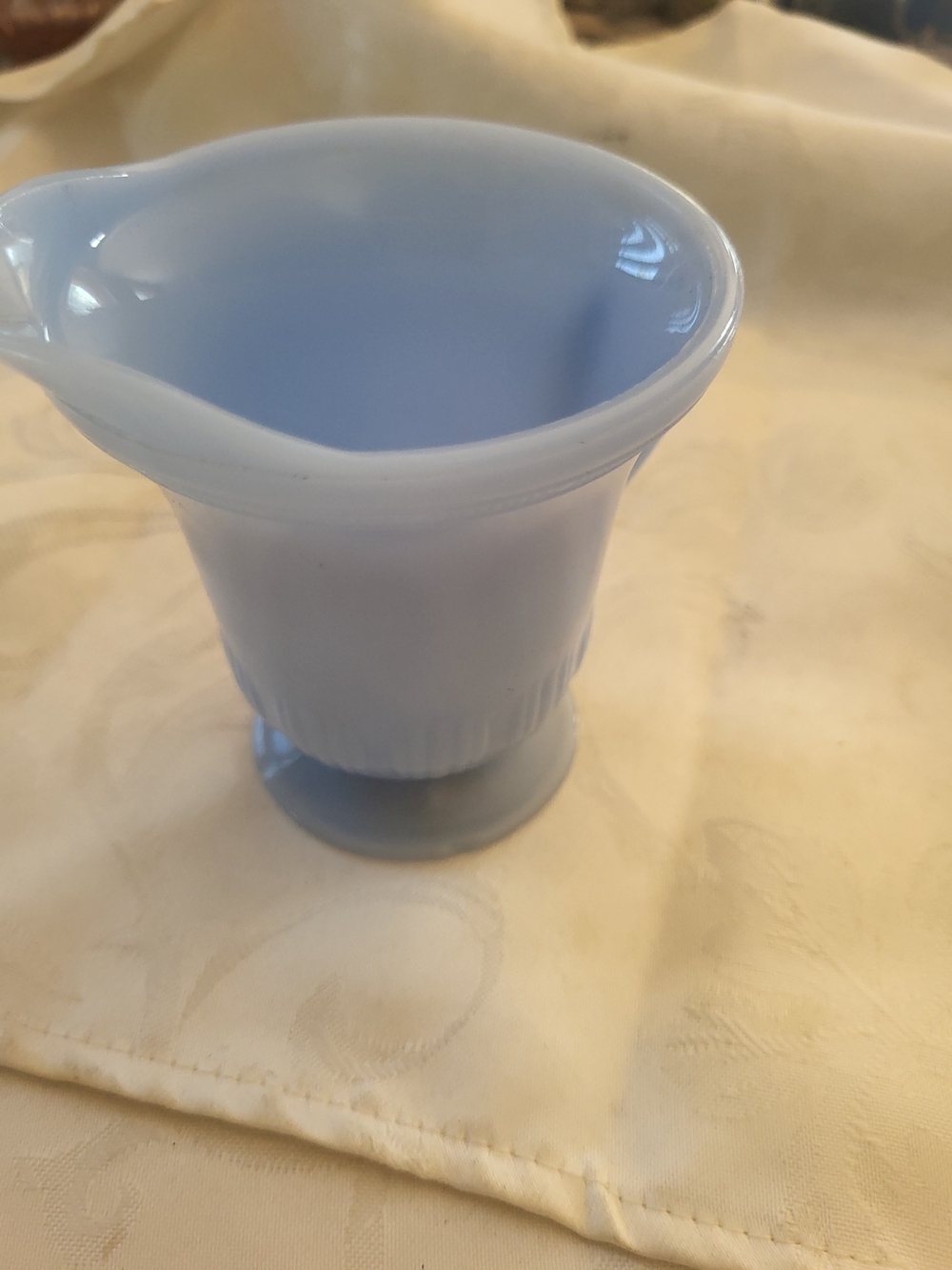 Pyrex Made in Canada Delphite Blue Creamer